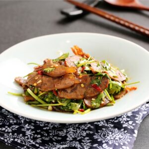 .Čínské hovězí maso na studený způsob (jemně pikantní)