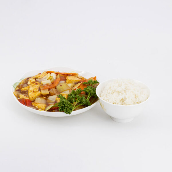 No.52 Tofu kong-pao s rýží